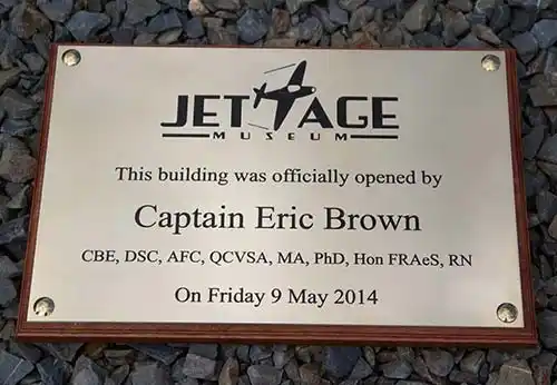 Engraved Brass Sign
