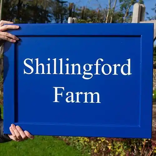 Painted Framed Sign