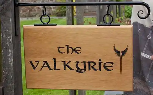Hanging House Sign made in Oak
