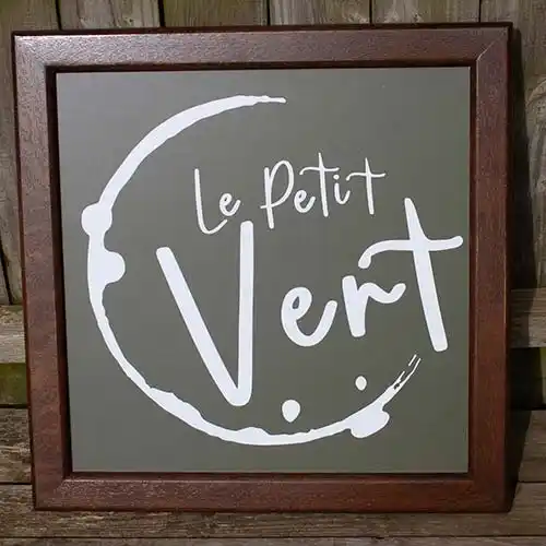 Dark Oak Framed Sign