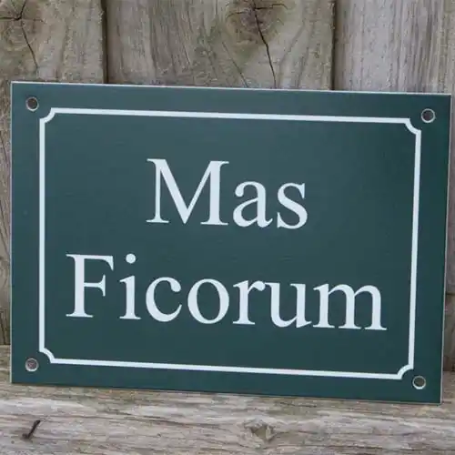 French style name plates with border French Style Name Plates