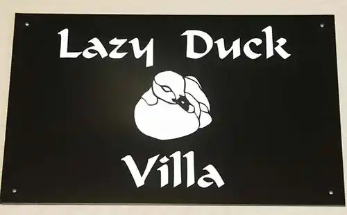 Reflective House Sign