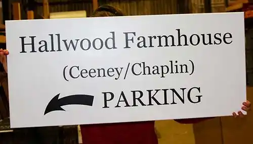 Flat Plate Aluminium Sign