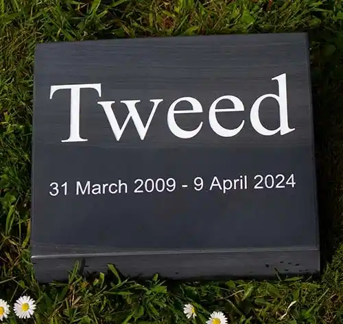 Slate Memorial Wedge