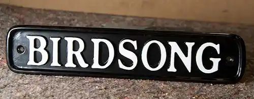 Cast Aluminium Name Plate