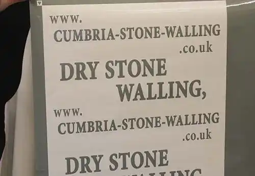 Cut Vinyl Lettering