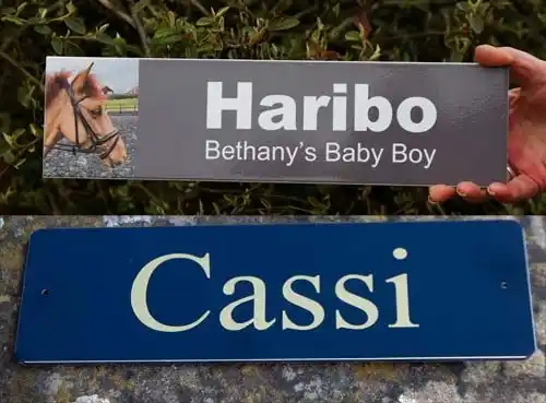 ToughPrint Stable Name Plate