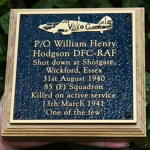 Bronze plaques can be mounted on other materials Bronze Plaque on Backng Board