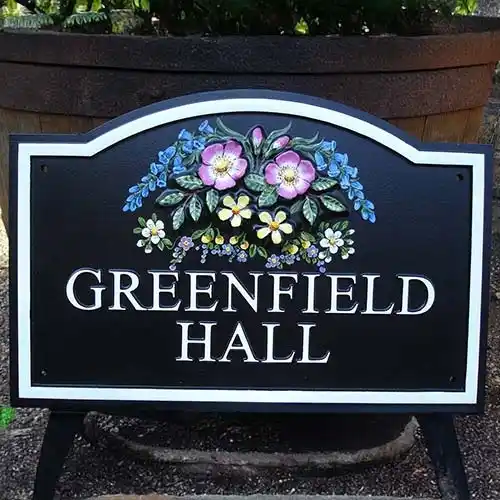 Durable Cast House Sign