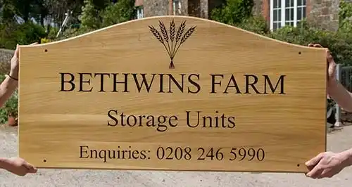 Large Oak Sign
