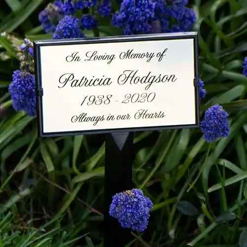 In Loving Memory Grave Marker