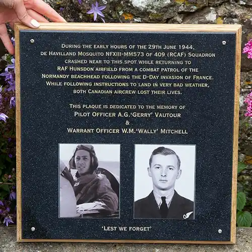 Bronze Plaque withToughPrint Photos