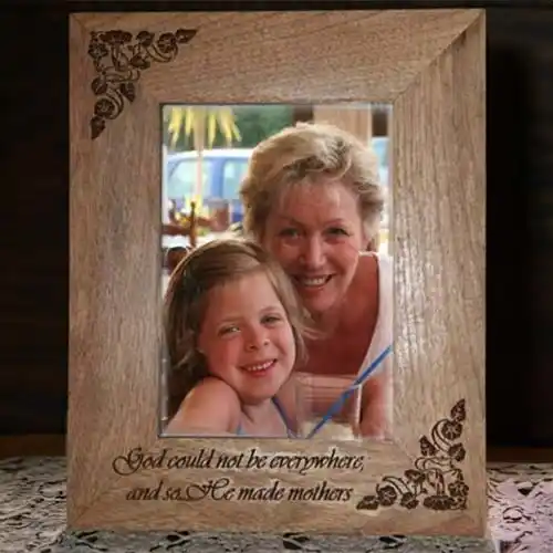 Personalised wooden photo frames