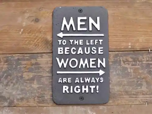 Men & women plaque