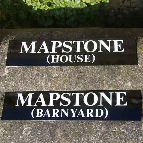 Pair of ToughPrint House Signs