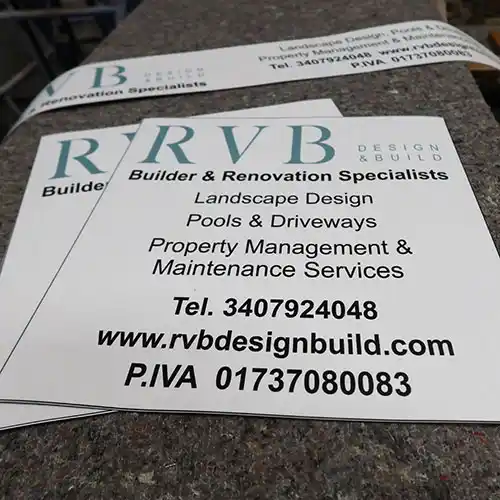 Printed Sign