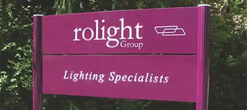 With these aluminium signs on posts the fixings are hidden Modular Aluminium Signage