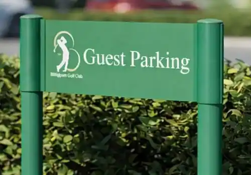 Aluminium is ideal for these double sided signs. Double Sided Aluminium Signs