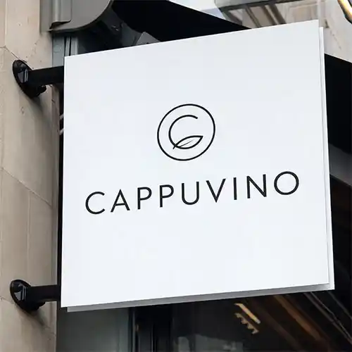 Square Single Colour Projecting Sign