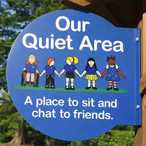 Aluminium wall fixed projecting sign suitable for outdoor business use