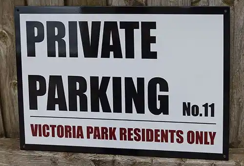 Very Durable ToughPrint Sign